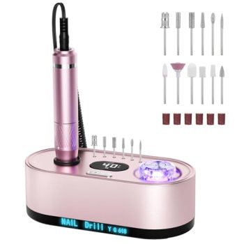 JOSGLOI 40000RPM Electric Nail File Drill Professional Kit