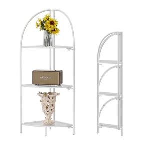 Crofy Foldable 3 Tier Corner Shelf