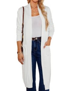 GRACE KARIN Women’s 2026 Trendy Long Cardigans Sweater Lightweight Open Front Lo