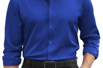 COOFANDY Men’s Long Sleeve Button Down Dress Shirts Business Casual Wrinkle Free