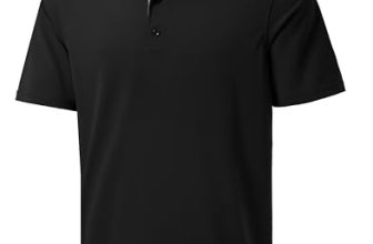 Men’s Golf Shirts Dry Fit Moisture Wicking Performance Short Sleeve Collared Pol