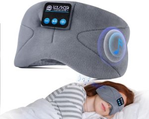 LOVE EYE Sleep Headphones Bluetooth 5.4 Sleeping Eye Mask Wireless Music Earphon