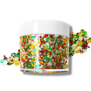 Christmas Glitter Gel for Body, Face, Hair and Lip, Color Changing Glitter Gel U