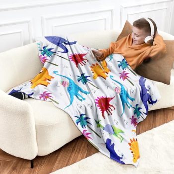 Wajade Dinosaur Blanket for Boys