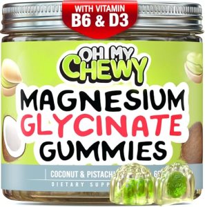 Center-Filled Magnesium Glycinate Gummies 400MG – High Absorption for Kids