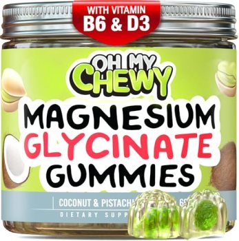 Center-Filled Magnesium Glycinate Gummies 400MG – High Absorption for Kids