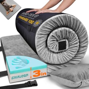 GAIALOOP 3 Inch Memory Foam Camping Mattress