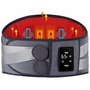 ALLJOY 67″ Cordless Heating Pad for Back Pain Relief FSA Eligible HSA