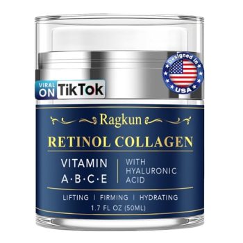 Ragkun Retinol Cream for Face, Collagen Neck Creams for Tightening and Firming