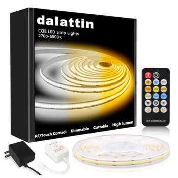 dalattin COB LED Strip Lights,16.4ft LED Lights
