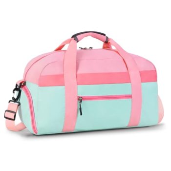 WOOMADA Travel Duffle Bag, Weekend Bag with Wet Pocket & Trolley Sleeve