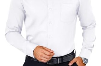 COOFANDY Men’s Dress Shirts Wrinkle Free Long Sleeve Business Shirts Formal Butt