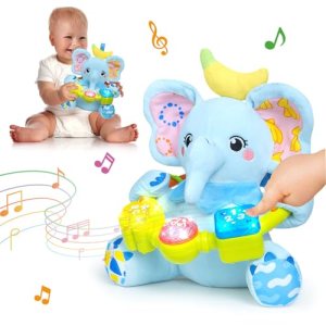 Ryotagift Baby Bilingual Musical Elephant Stuffed Animals Toys