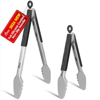Hotec Stainless Steel Kitchen Tongs