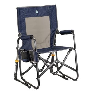 GCI Outdoor Stowaway Rocker – Navy Topo