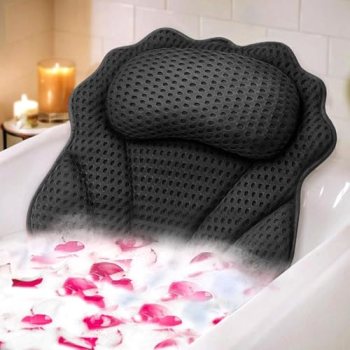 Bath Pillow RUVINCE Ergonomic Luxury Bathtub Pillow with Head