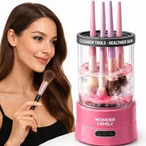Electric Makeup Brush Cleaner – Automatic Brush Washer for Brushes & Sponges