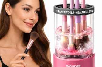 Electric Makeup Brush Cleaner – Automatic Brush Washer for Brushes & Sponges