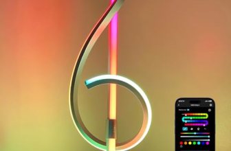 Lepro TB2 AI Smart Table Lamp, RGB+IC Addressable LED Lamps Alexa Google Home En