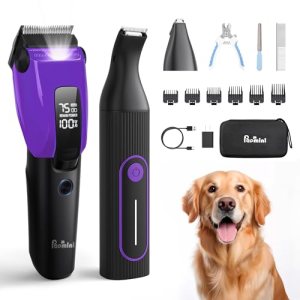 PAPMINI Dog & Cat Grooming Kit for Thick Coats