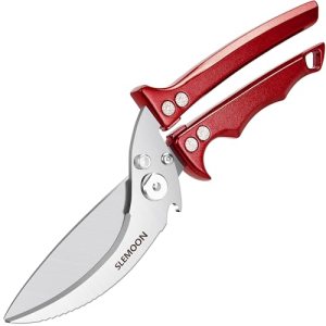 SLEMOON Heavy Duty Poultry Shears Meat Cutting Dishwasher Safe and Food Stainles