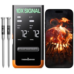 ThermoMaven Wireless Bluetooth Smart Meat Thermometer: Standalone Base