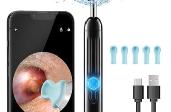 Jegoat Ear Wax Removal, 1080P HD Scope and 6 LED Lights