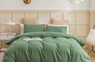 ECOCOTT Sage Green Duvet Cover Full Size