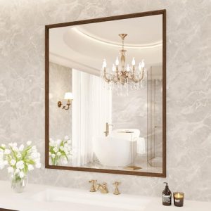 JISOSO Rectangle Bathroom Mirror 30×36 Inch