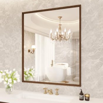 JISOSO Rectangle Bathroom Mirror 30×36 Inch