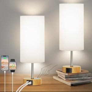 ROTTOGOON 12.8″ Touch Control Table Lamp
