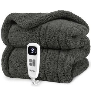 blunique Heated Blanket Electric Blanket Throw