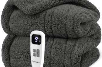 blunique Heated Blanket Electric Blanket Throw