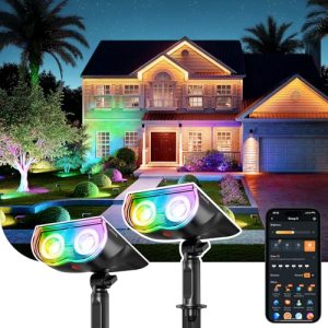 Linkind Smart Solar Spot Lights Outdoor SL5C