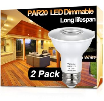 Vannise PAR20 LED Bulbs 3000K Warm White