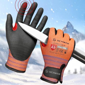 Schwer FreezeGuard-X Winter Work Gloves for Men and Women