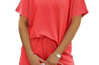 SHEWIN Two Piece Sets for Women Summer Crewneck Casual Short Set Loungewear Sets