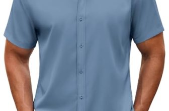 COOFANDY Men’s Short Sleeve Button Up Shirts Casual Wrinkle Free Shirts for Men