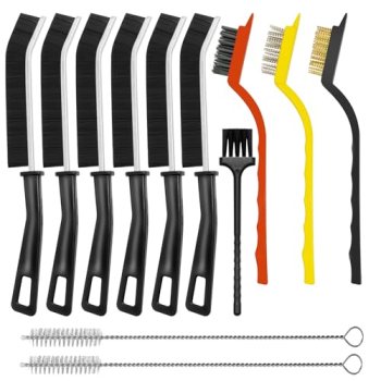 Crevice Cleaning Brush,Hard Bristle Grout Scrub Brushes Tool