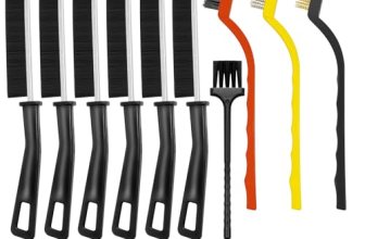 Crevice Cleaning Brush,Hard Bristle Grout Scrub Brushes Tool