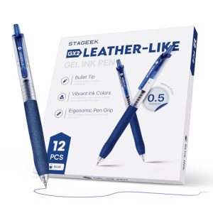 STAGEEK 0.5mm Gel Pens Fine Point Smooth Writing Pens
