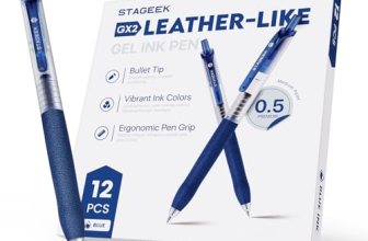 STAGEEK 0.5mm Gel Pens Fine Point Smooth Writing Pens