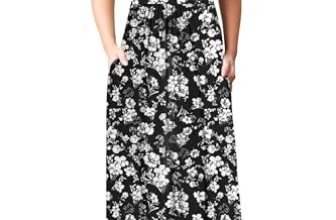 AUSELILY Women’s Sleeveless Formal Dress Deep V Neck Loose Plain Cocktail Long M