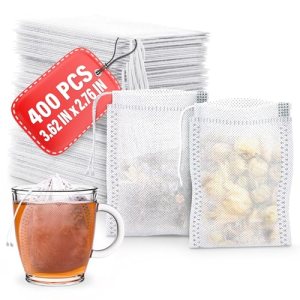 400 Pcs Disposable Tea Bags for Loose Leaf Tea