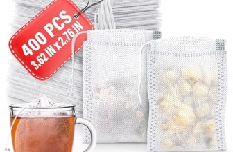 400 Pcs Disposable Tea Bags for Loose Leaf Tea