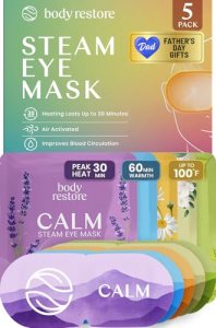 Body Restore Heated Eye Mask for Dry Eyes 5 Pack – Fathers Day Gift for Dad