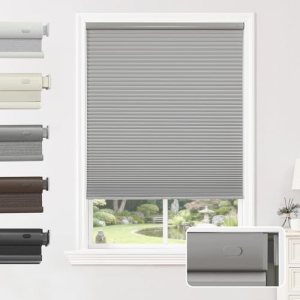 Joydeco No Tools No Drill Window Blinds for Indoor Windows