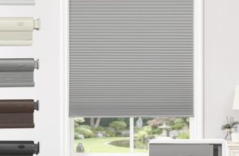 Joydeco No Tools No Drill Window Blinds for Indoor Windows