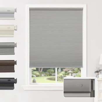 Joydeco No Tools No Drill Window Blinds for Indoor Windows