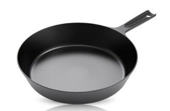 COOKLIFE 10 Inch Lightweight Pre-Seasoned Cast Iron Skillets with Handle Cover
